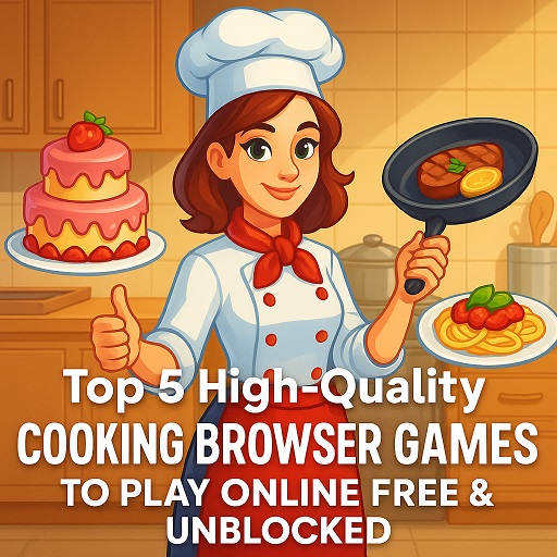 Top 5 High-Quality Cooking Browser Games to Play Online Free and Unblocked