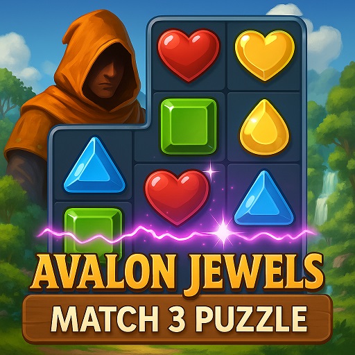 Avalon Jewels Match 3 Puzzle