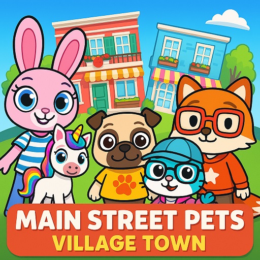 Main Street Pets Village Town