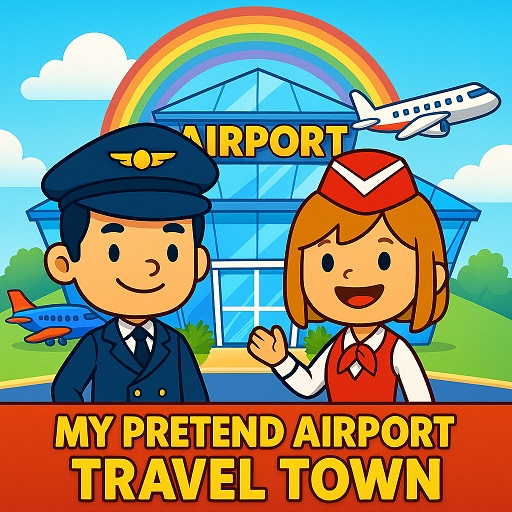 My Pretend Airport Travel Town